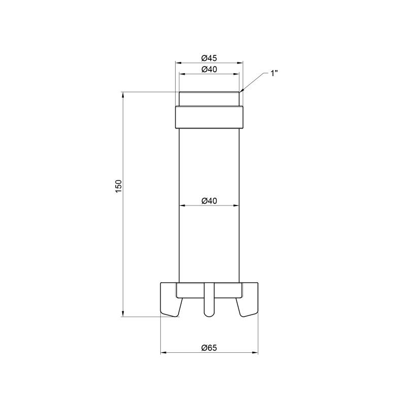 Фільтруючий картридж Icma для фільтрів 1" 1/2х2" №752 — фото 2