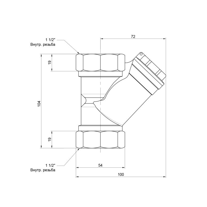 Фільтр Thermo Alliance Forte 1 1/2" для води SF124W40 — фото 2