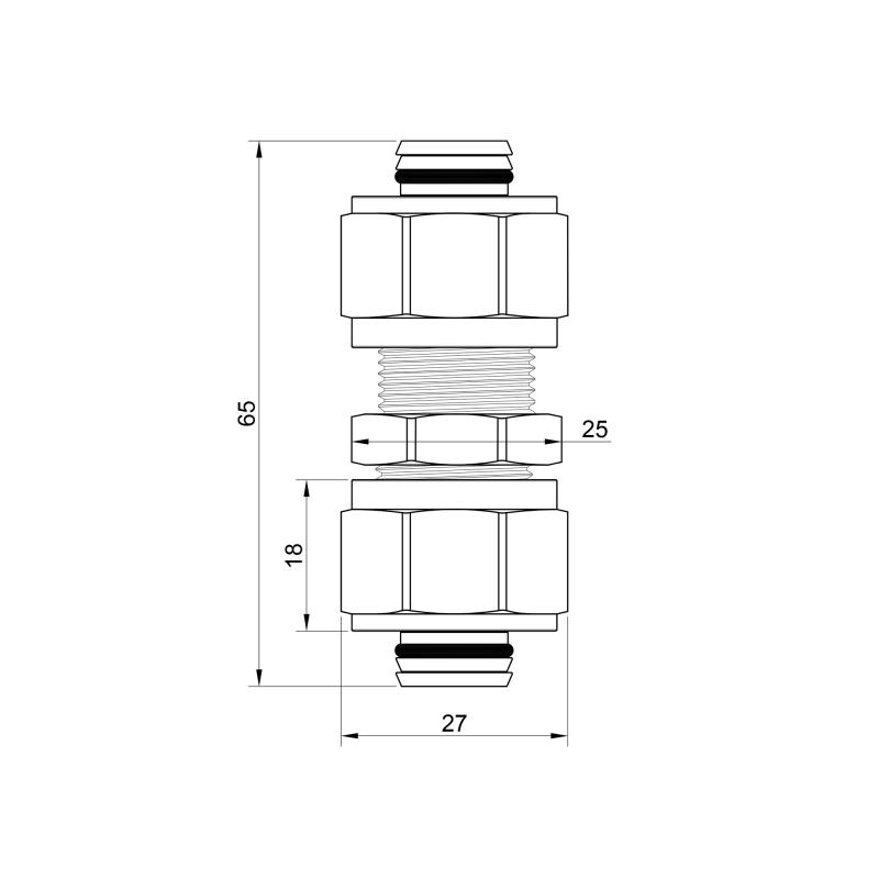 Перехідник обтискний Thermo Alliance Standart 20х20 SD152W2020 — фото 2