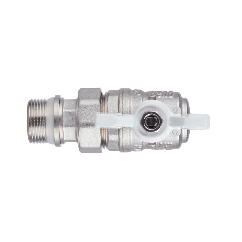 Кран кульовий "Американка" Thermo Alliance Forte 3/4" з антипротіканням кутовий SF223W20 — фото 7