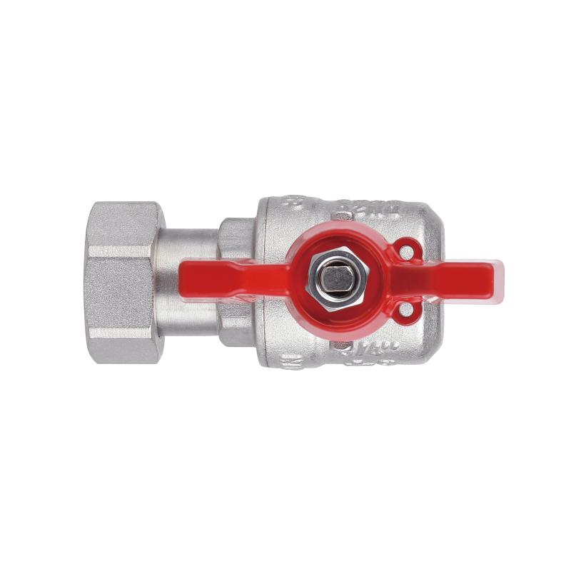 Кран кульовий з накидною гайкою Thermo Alliance Forte 3/4" ВЗ для води кутовий SF224W20 — фото 7