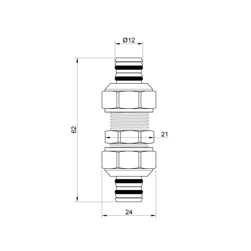 Муфта обтискна Icma 16 №530 — фото 2