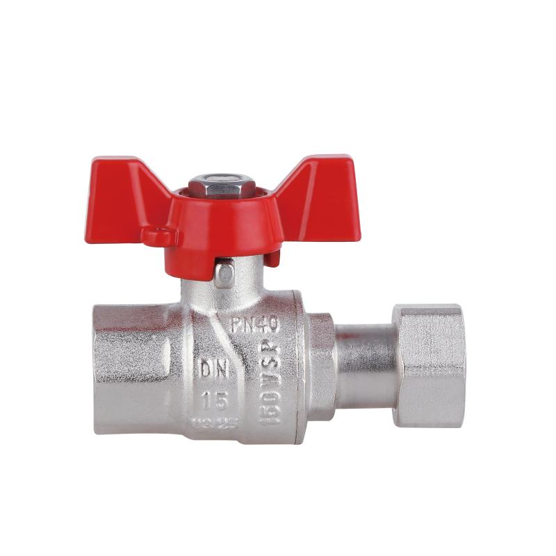 Кран кульовий з накидною гайкою Thermo Alliance Forte 1/2"х ВР для води прямий SF260W15 — фото 5