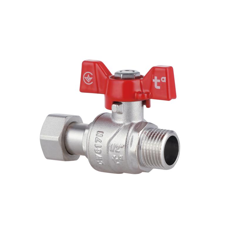 Кран кульовий з накидною гайкою Thermo Alliance Forte 1/2" ВЗ для води прямий SF261W15 — фото 3