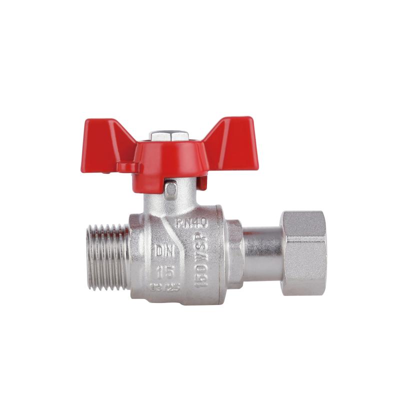 Кран кульовий з накидною гайкою Thermo Alliance Forte 1/2" ВЗ для води прямий SF261W15 — фото 4