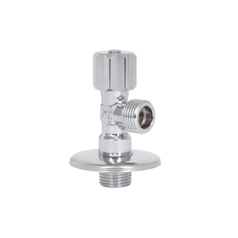 Кран кутовий Thermo Alliance Standart (ручка шестигранник) з вент.буксою 1/2"З х 1/2"З SF3441515 — фото 3