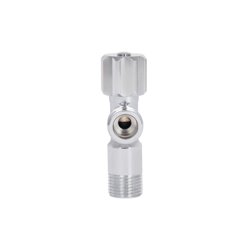 Кран кутовий Thermo Alliance Standart (ручка шестигранник) з вент.буксою 1/2"З х 1/2"З SF3441515 — фото 4