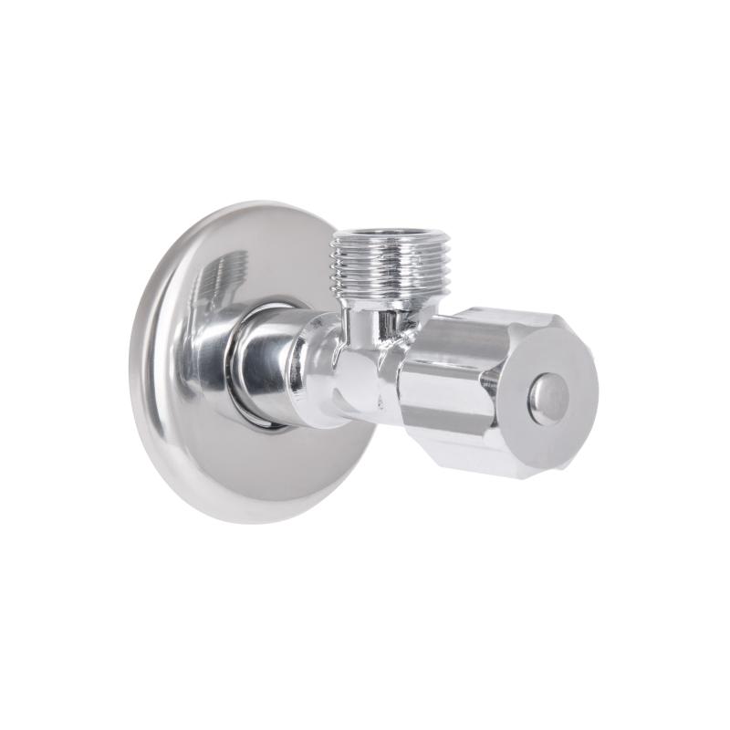 Кран кутовий Thermo Alliance Standart (ручка шестигранник) з вент.буксою 1/2"З х 1/2"З SF3441515 — фото 6