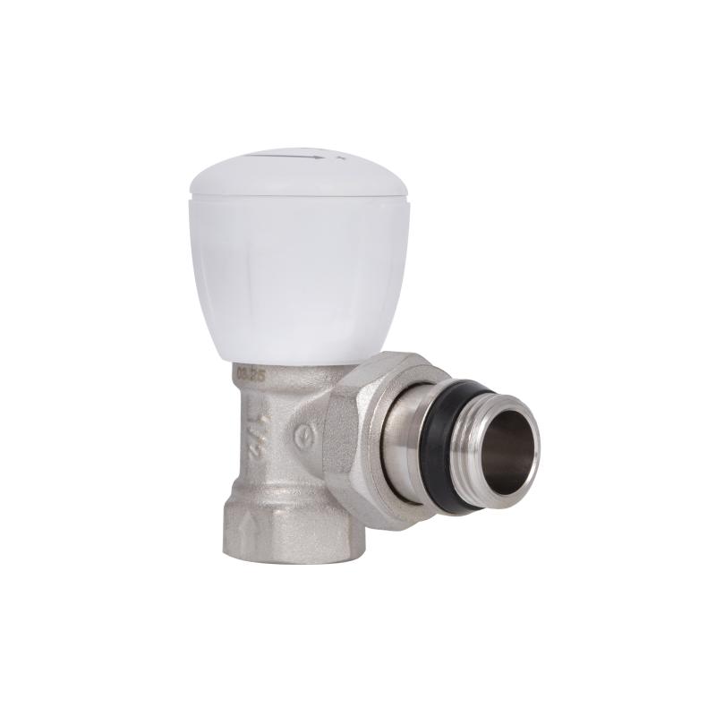 Кран радіаторний Thermo Alliance Standart Powerful 1/2" з антипротіканням кутовий SF232W15 — фото 3