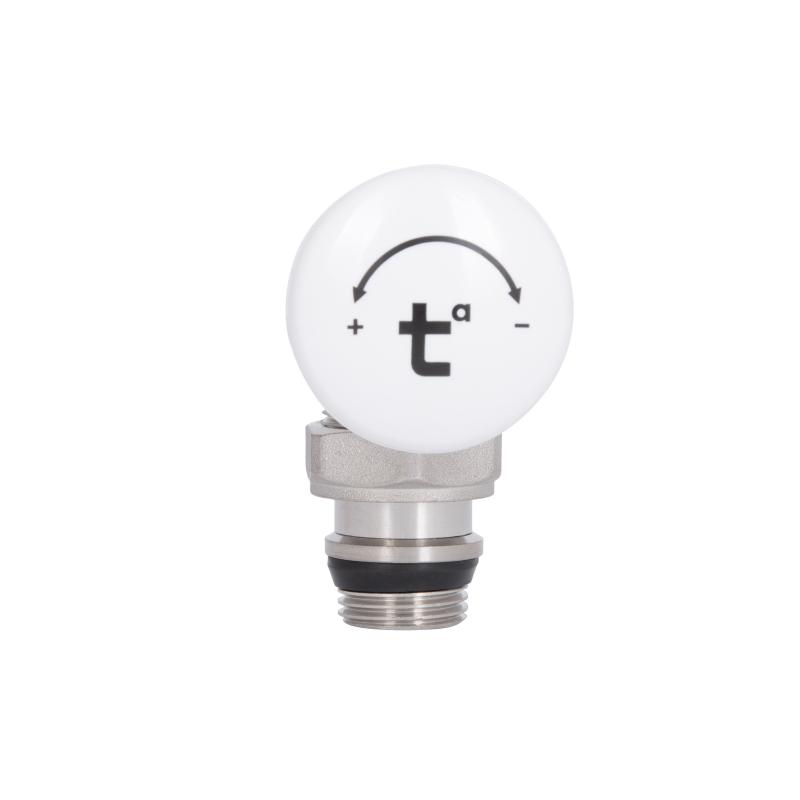 Кран радіаторний Thermo Alliance Standart Powerful 1/2" з антипротіканням кутовий SF232W15 — фото 4
