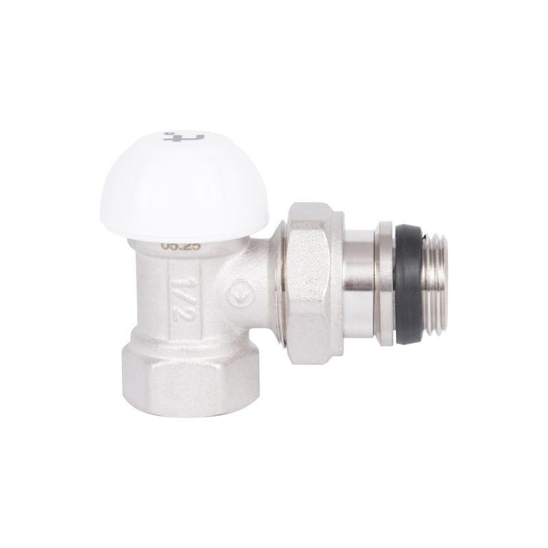 Кран радіаторний Thermo Alliance Standart Powerful 1/2" з антипротіканням кутовий SF233W15 — фото 4