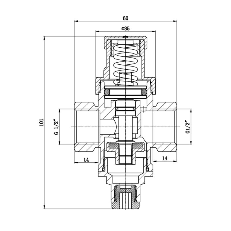 Редуктор Thermo Alliance Standart 1/2" SF241W15 — фото 2