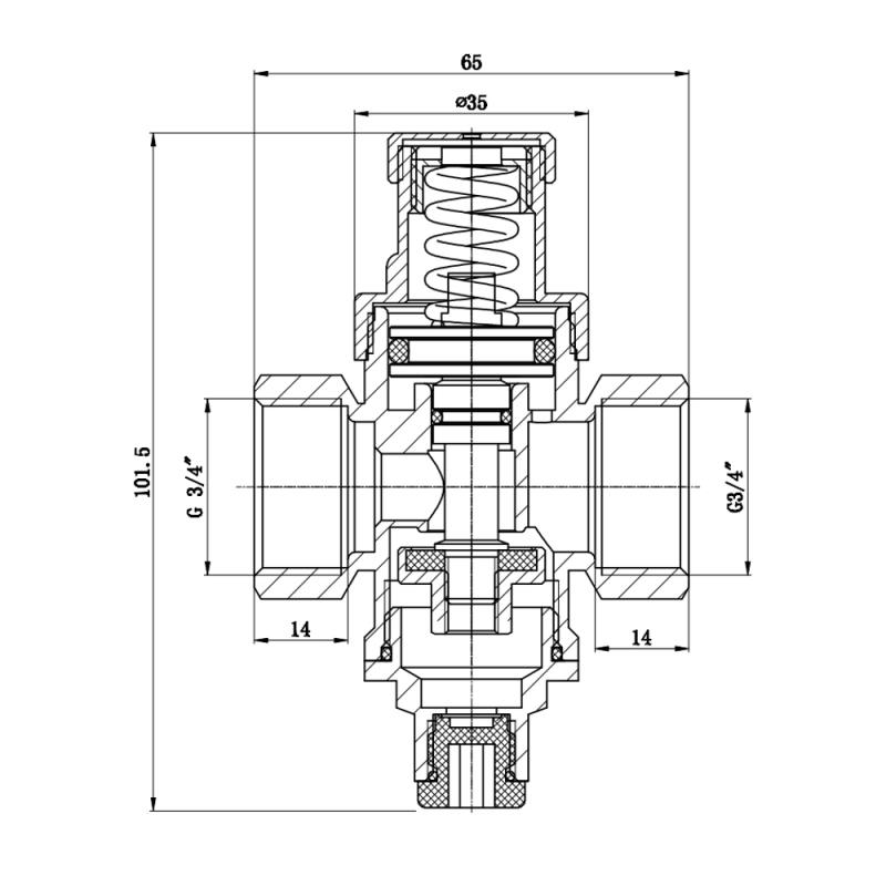 Редуктор Thermo Alliance Standart 3/4" SF241W20 — фото 2