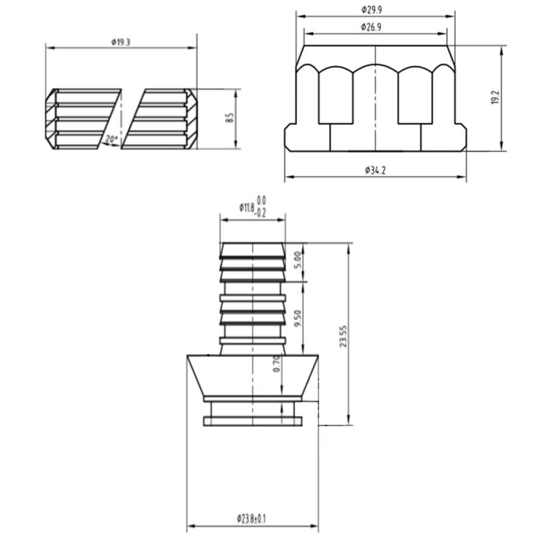 Євроконус Thermo Alliance Forte 16х2 мм, 3/4" SFE00616 — фото 2