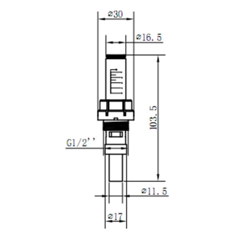 ВитратомірThermo Alliance Standart 1/2" для колектора SFE008 — фото 2