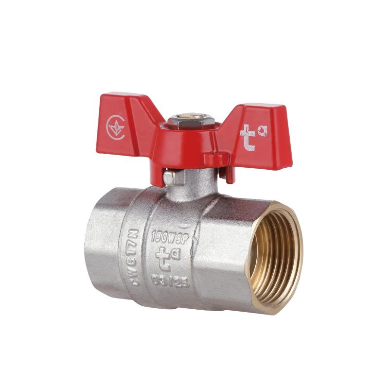 Кран кульовий Thermo Alliance Standart 1" ВР для води (метелик) SD602NW25PN40 — фото 3