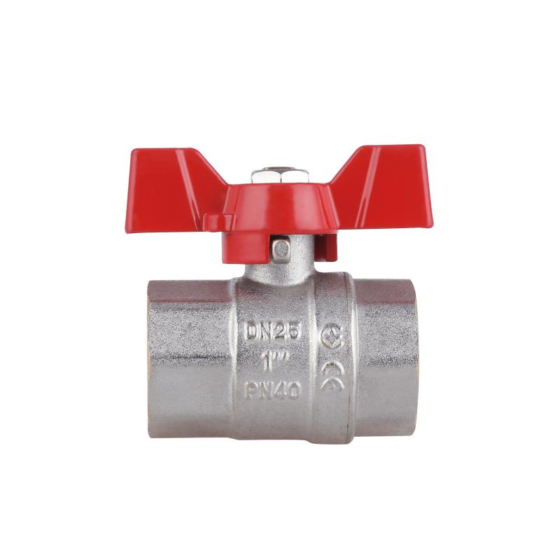 Кран кульовий Thermo Alliance Standart 1" ВР для води (метелик) SD602NW25PN40 — фото 4