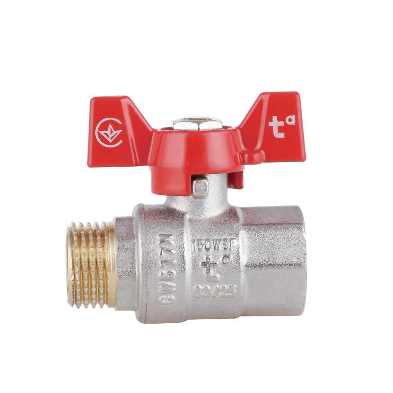 Кран кульовий Thermo Alliance Standart 1/2" ВЗ для води (метелик) SD607NW15PN40 — фото 4