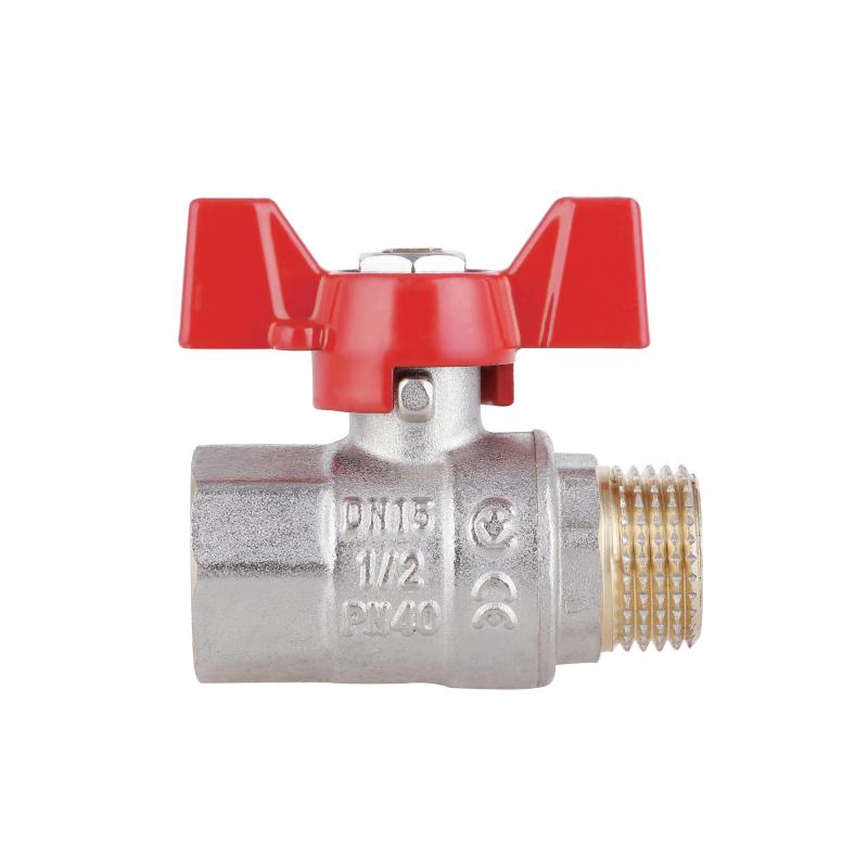 Кран кульовий Thermo Alliance Standart 1/2" ВЗ для води (метелик) SD607NW15PN40 — фото 5