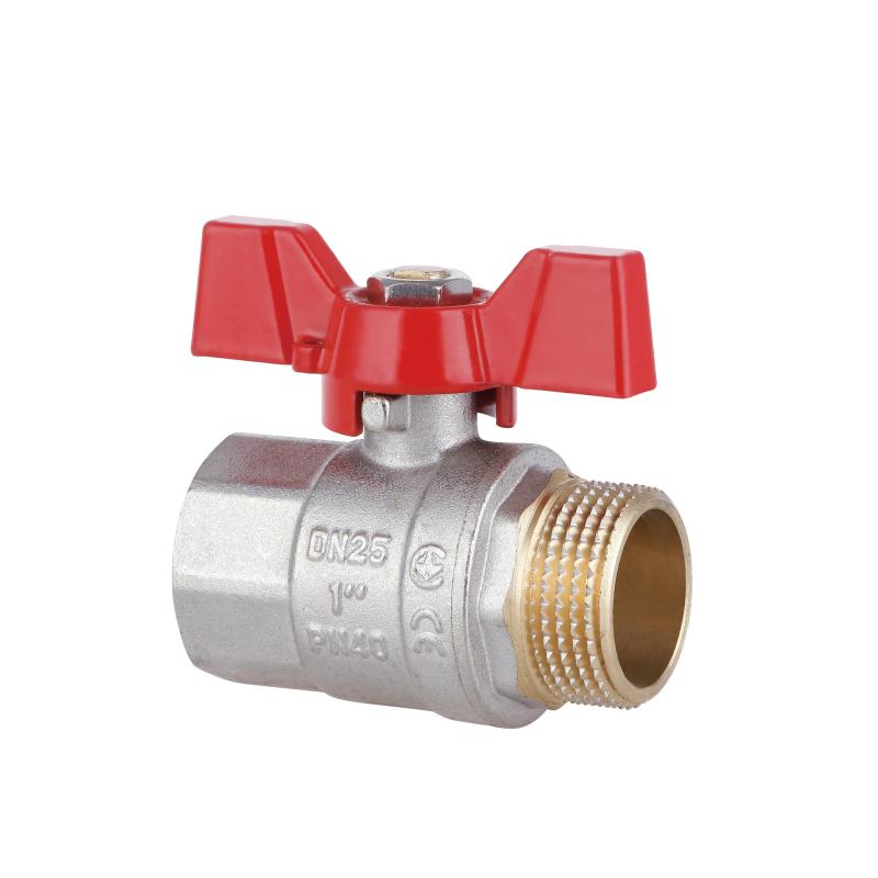 Кран кульовий Thermo Alliance Standart 1" ВЗ для води (метелик) SD607NW25PN40 — фото 3