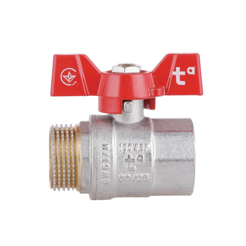 Кран кульовий Thermo Alliance Standart 1" ВЗ для води (метелик) SD607NW25PN40 — фото 4