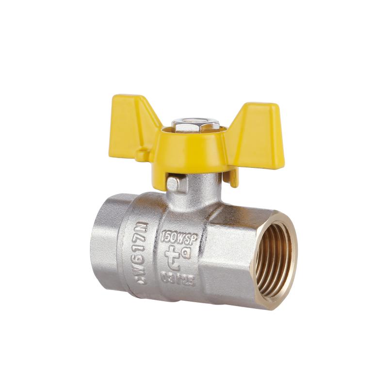 Кран кульовий Thermo Alliance Standart 1/2" ВР для газу (метелик) SD602NG15PN40 — фото 3