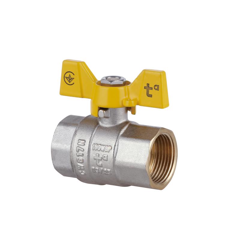 Кран кульовий Thermo Alliance Standart 3/4" ВР для газу (метелик) SD602NG20PN40 — фото 3