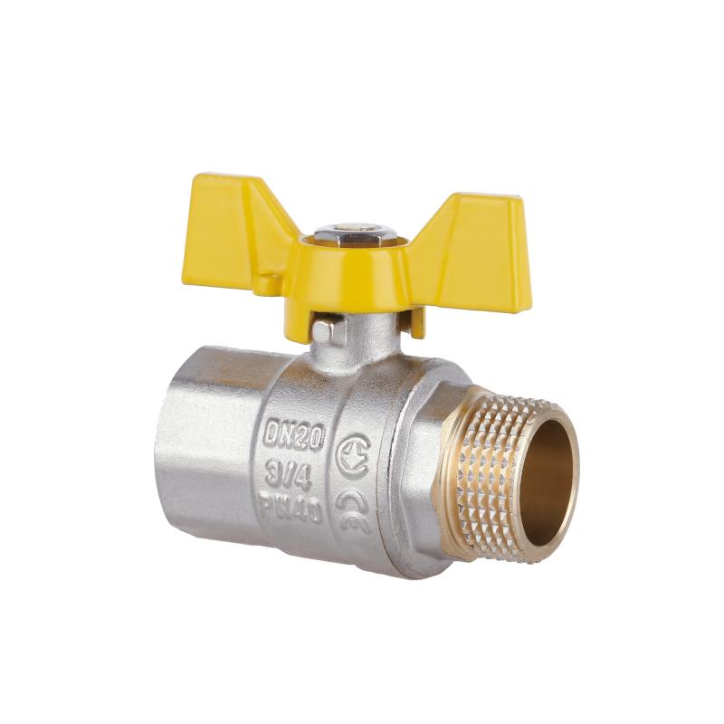 Кран кульовий Thermo Alliance Standart 3/4" ВЗ для газу (метелик) SD607NG20PN40 — фото 3