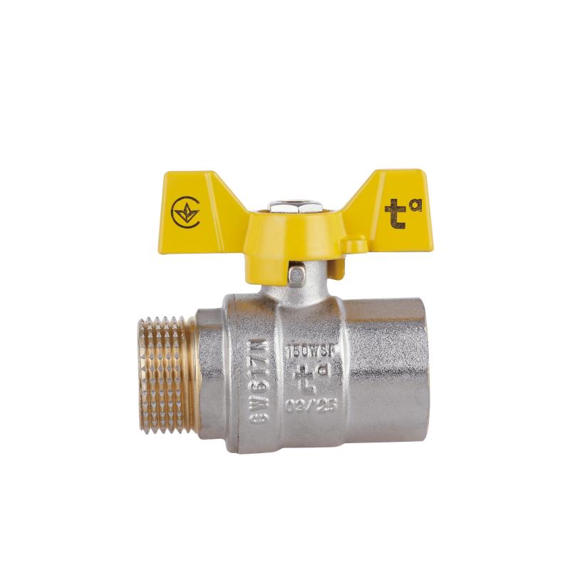 Кран кульовий Thermo Alliance Standart 3/4" ВЗ для газу (метелик) SD607NG20PN40 — фото 4