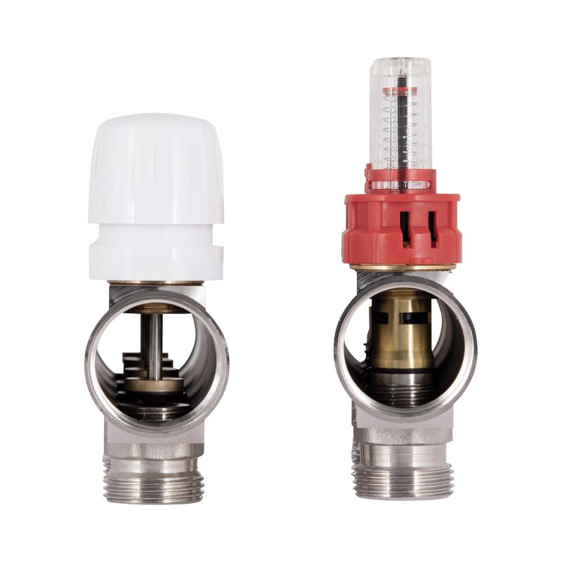 Колектор з витратомірами Thermo Alliance Standart 1" 4 виходи SD235W4 — фото 6