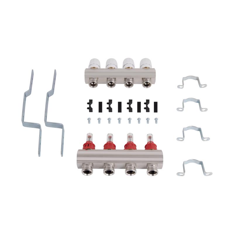 Колектор з витратомірами Thermo Alliance Standart 1" 4 виходи SD235W4 — фото 10