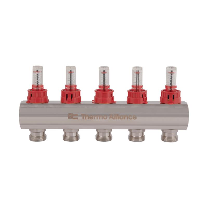 Колектор з витратомірами Thermo Alliance Standart 1" 5 виходи SD235W5 — фото 5