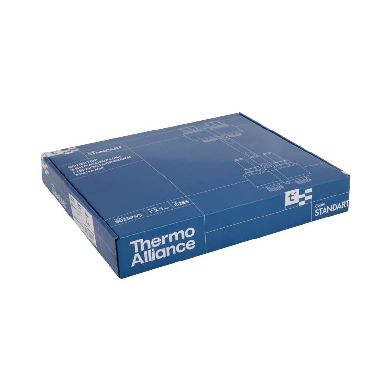 Колектор з витратомірами Thermo Alliance Standart 1" 5 виходи SD235W5 — фото 10