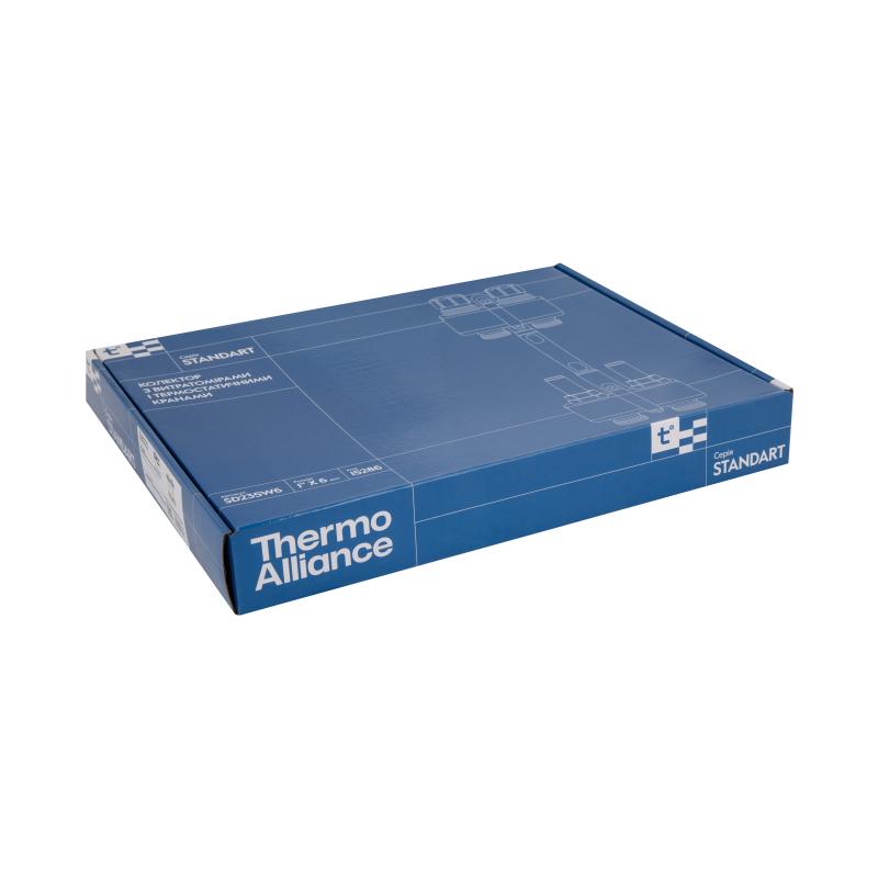 Колектор з витратомірами Thermo Alliance Standart 1" 6 виходів SD235W6 — фото 11