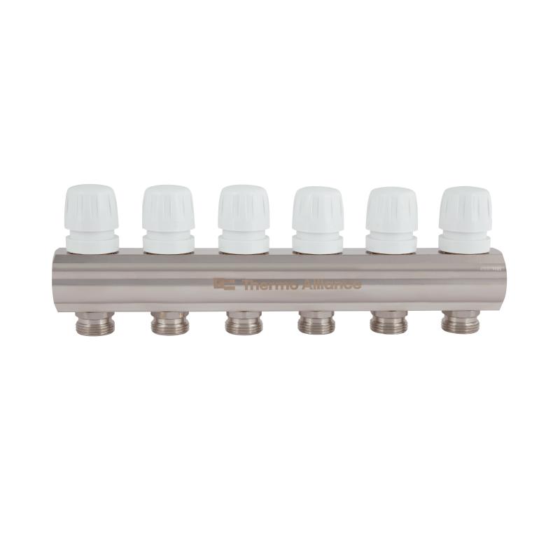 Колектор з витратомірами Thermo Alliance Standart 1" 6 виходів SD235W6 — фото 4