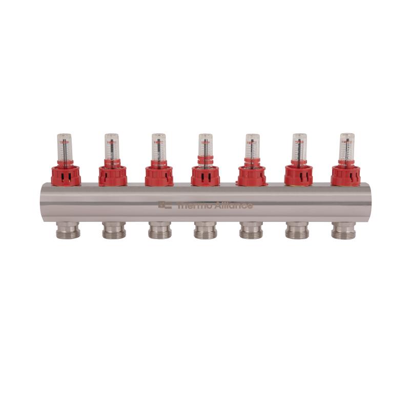 Колектор з витратомірами Thermo Alliance Standart 1" 7 виходів SD235W7 — фото 5