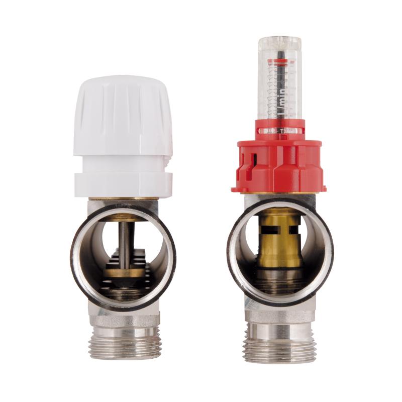 Колектор з витратомірами Thermo Alliance Standart 1" 7 виходів SD235W7 — фото 6