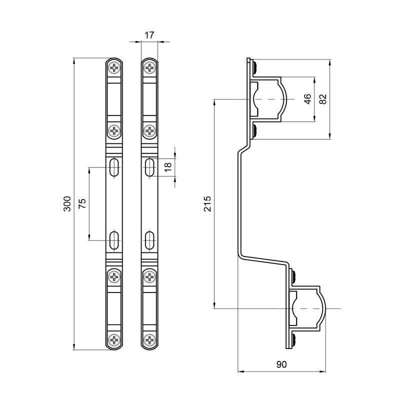 Кріплення для колектора Thermo Alliance Standart 1" SD342 — фото 2