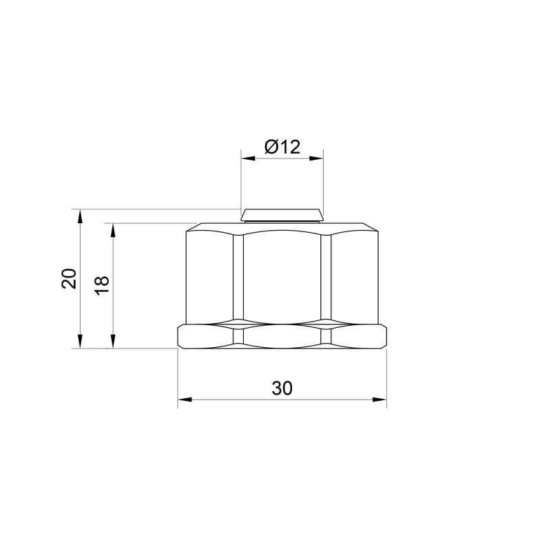 Євроконус Thermo Alliance Standart 3/4''В 16 х 2,0 мм SD346 — фото 2