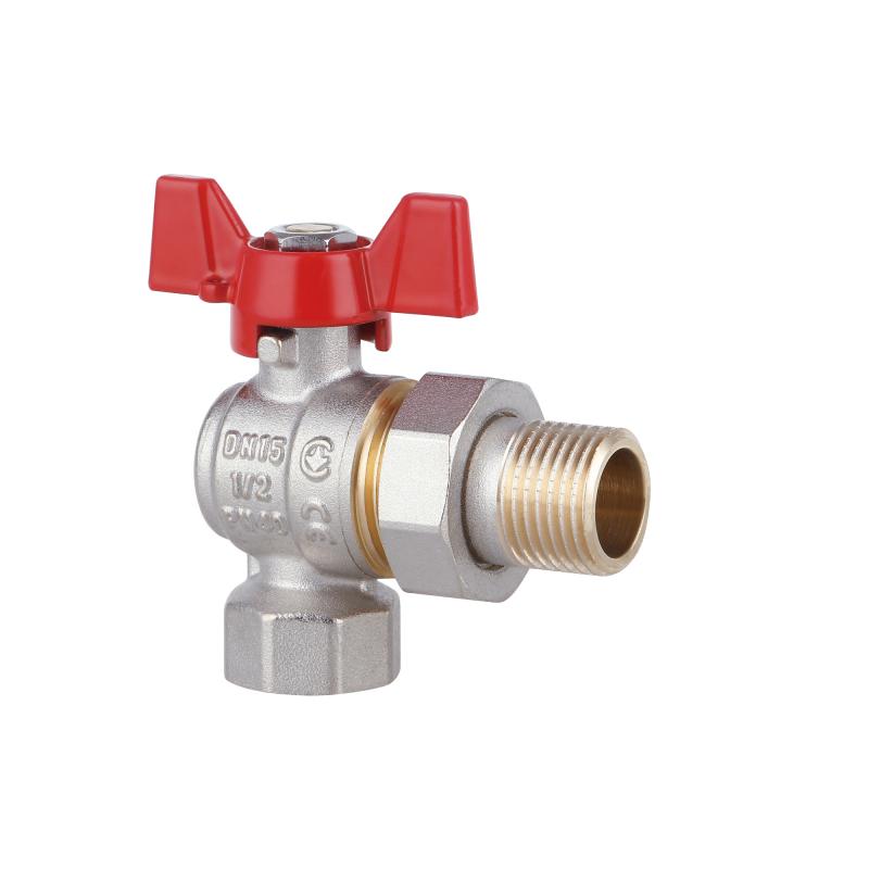 Кран кульовий "Американка" Thermo Alliance Standart 1/2" ВЗ кутовий SD222NW15PN40 — фото 3