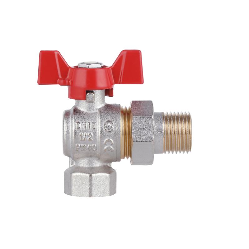Кран кульовий "Американка" Thermo Alliance Standart 1/2" ВЗ кутовий SD222NW15PN40 — фото 5