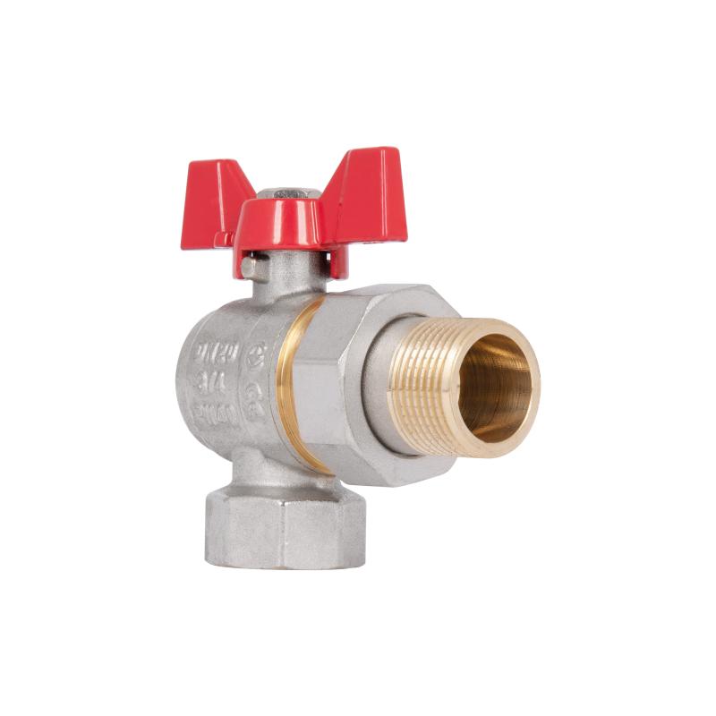 Кран кульовий "Американка" Thermo Alliance Standart 3/4" ВЗ кутовий SD222NW20PN40 — фото 3