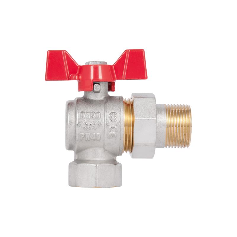 Кран кульовий "Американка" Thermo Alliance Standart 3/4" ВЗ кутовий SD222NW20PN40 — фото 5