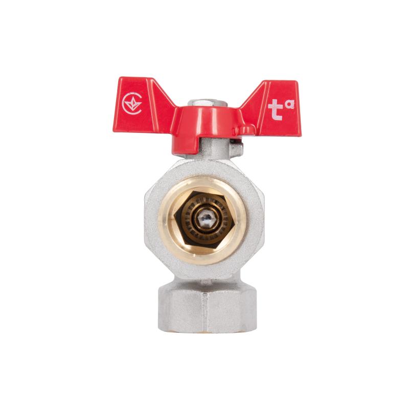 Кран кульовий "Американка" Thermo Alliance Standart 3/4" ВЗ кутовий SD222NW20PN40 — фото 6