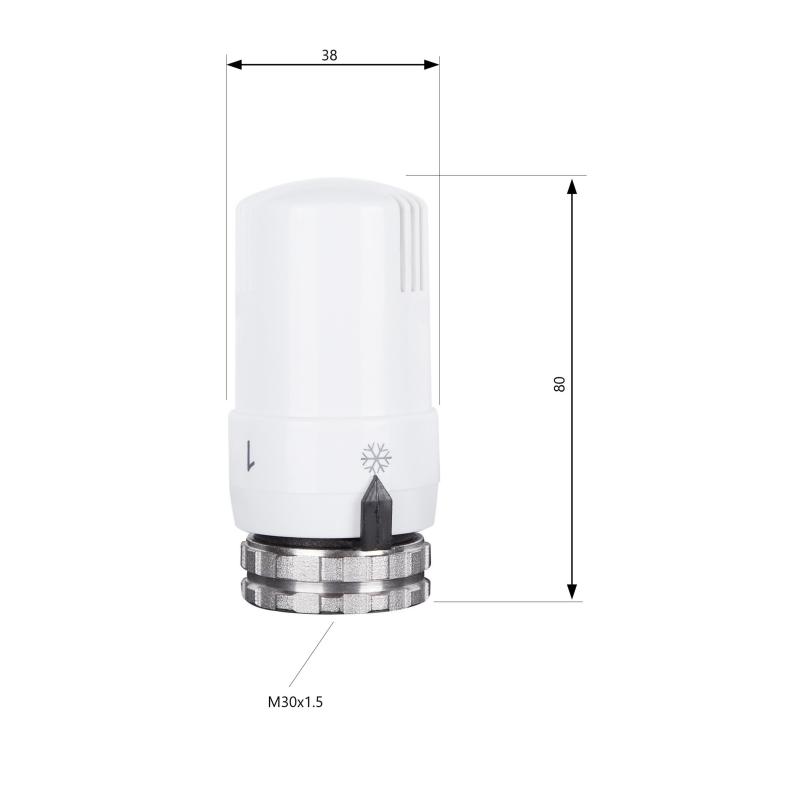 Термоголовка Thermo Alliance Standart 30х1,5 SD355 — фото 2