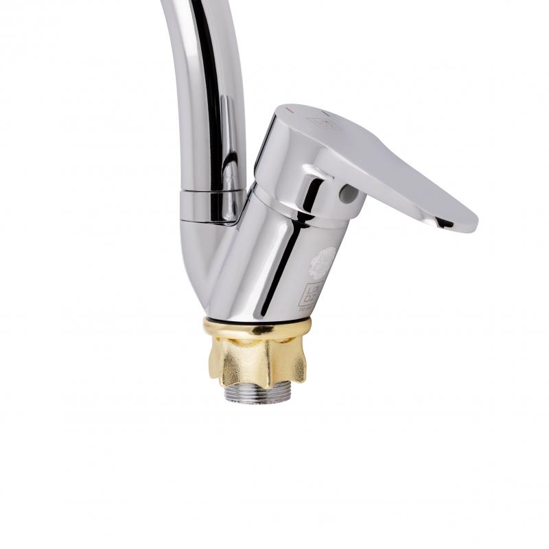 Змішувач для кухні Lidz Nicole 008F (k35) LDNIC008FCRM21877 Chrome — фото 3