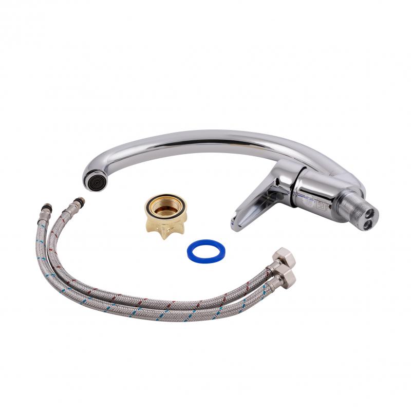 Змішувач для кухні Lidz Nicole 008F (k35) LDNIC008FCRM21877 Chrome — фото 4