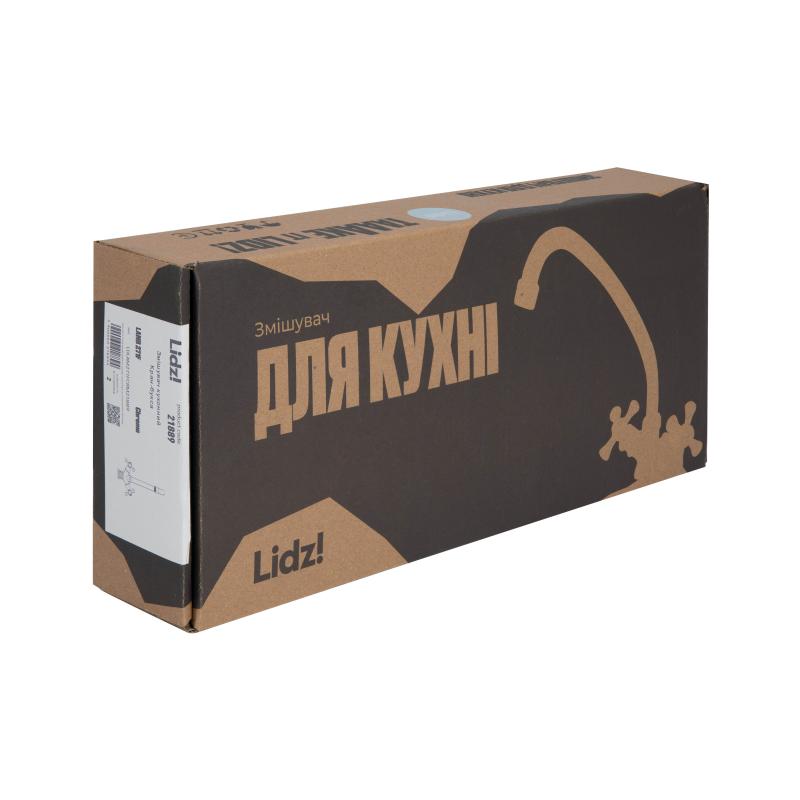 Змішувач для кухні Lidz Lamb 271F двохвентильний LDLAM271FCRM21889 Chrome — фото 8