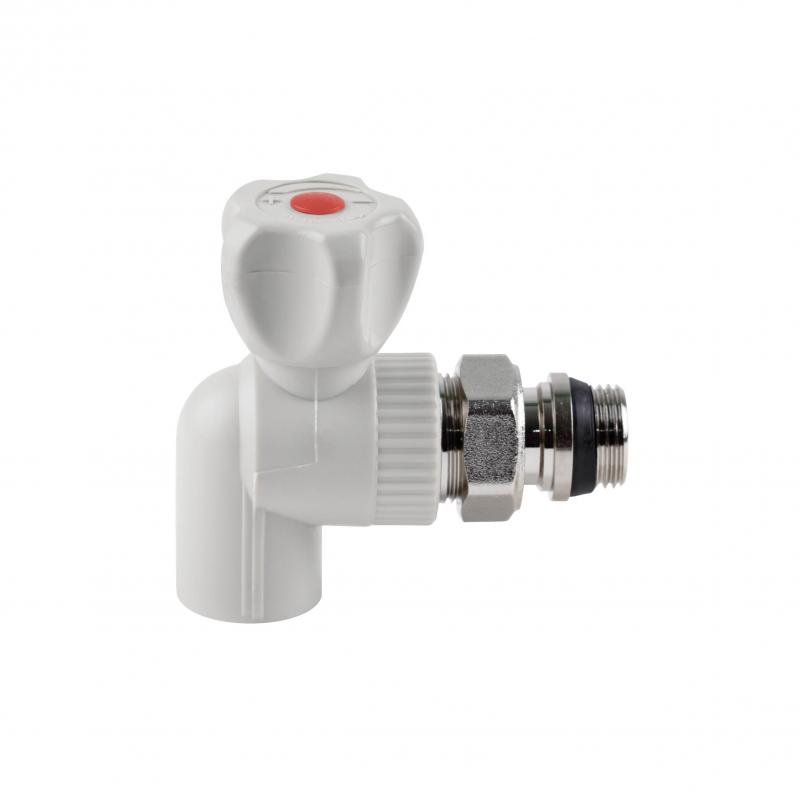 Кран кульовий радіаторний PPR Thermo Alliance 20х1/2" кутовий — фото 3