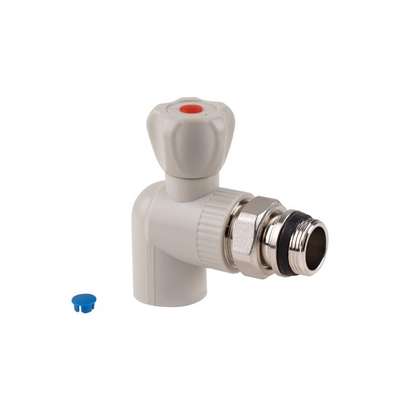 Кран кульовий радіаторний з PPR Thermo Alliance кульовий Ø25×3/4" кутовий